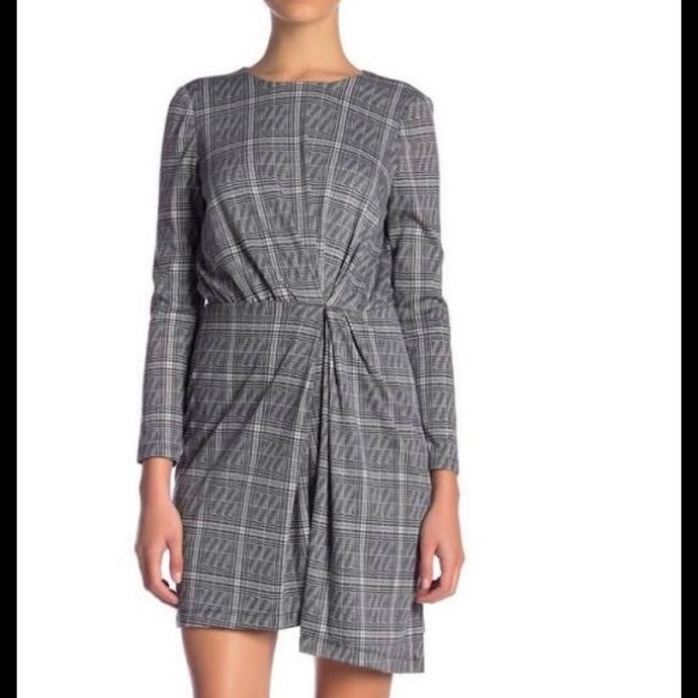 Maggy London Petite Houndstooth Mini Dress